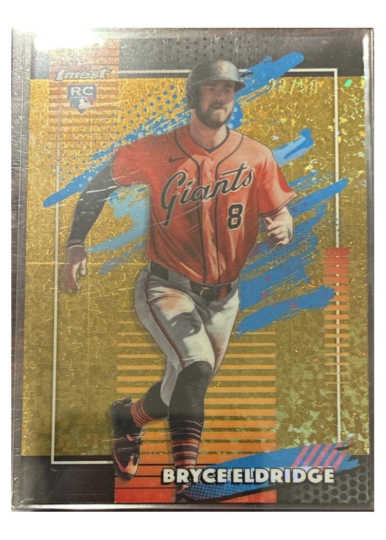 2026 Topps Finest Bryce Eldridge Gold Mini Diamond Refractor #138 card
