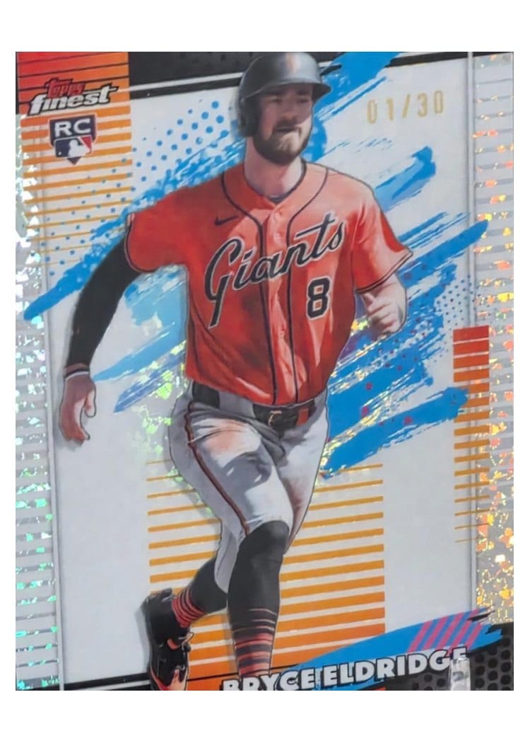 2026 Topps Finest Bryce Eldridge White Mini Diamond Refractor #138 card