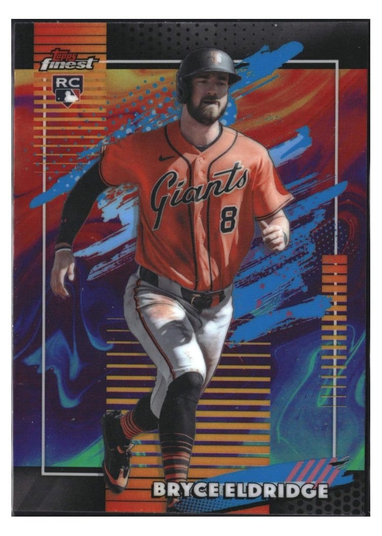 2026 Topps Finest Bryce Eldridge Oil Spill Refractor #138 card