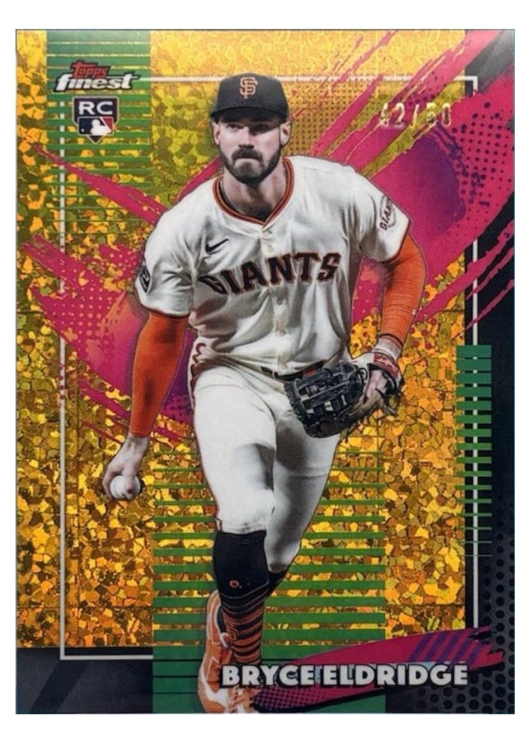 2026 Topps Finest Bryce Eldridge #211 card