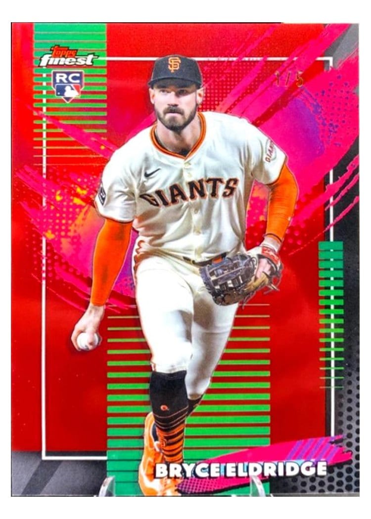 2026 Topps Finest Bryce Eldridge #211 card