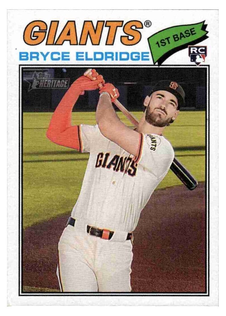 2026 Topps Heritage Base Set Bryce Eldridge #310 card