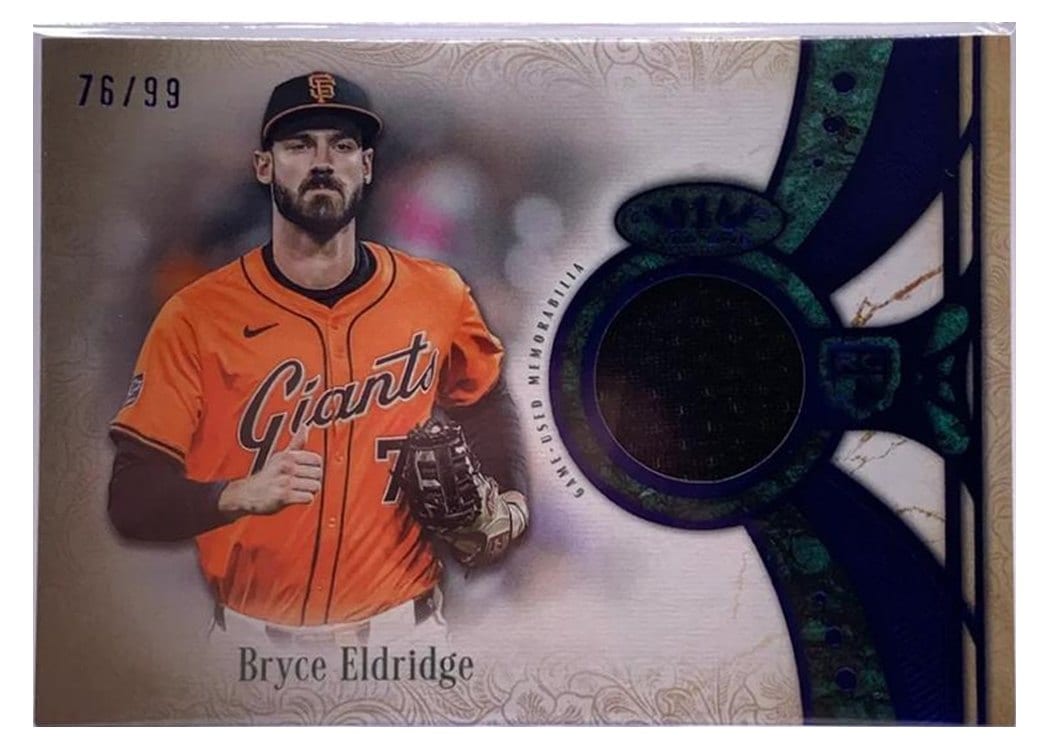 2026 Topps Tier One Rookie Relics Bryce Eldridge #RR-BE card