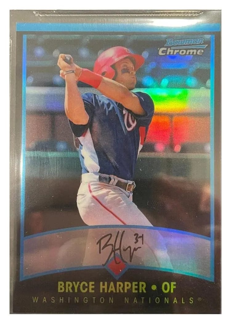2011 Bowman Chrome Throwbacks Bryce Harper #BCT10 card