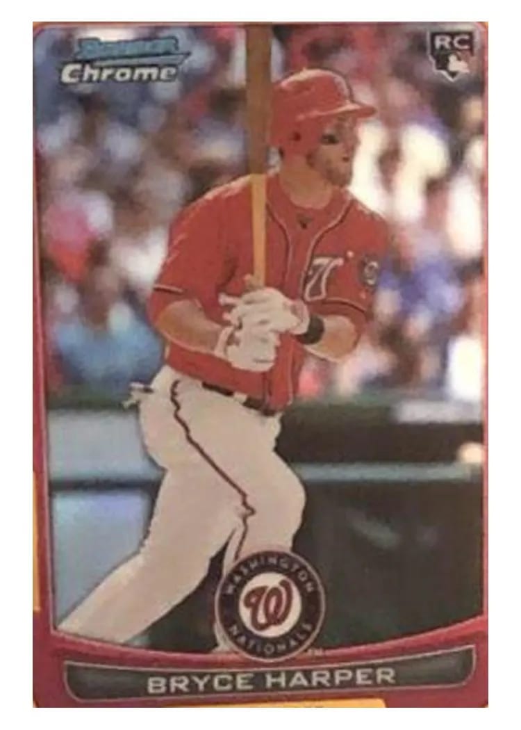 2012 Bowman Chrome Draft Bryce Harper #10 card