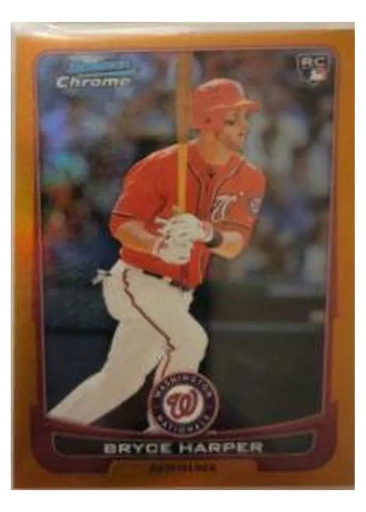 2012 Bowman Chrome Draft Bryce Harper #10 card