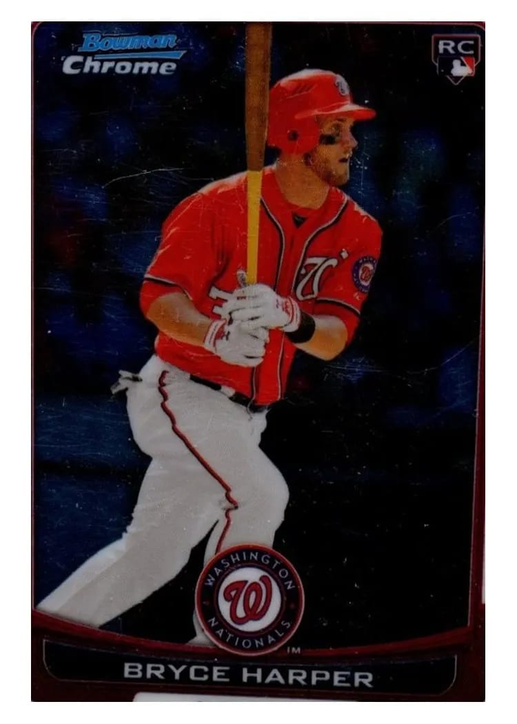 2012 Bowman Chrome Draft Bryce Harper #10 card
