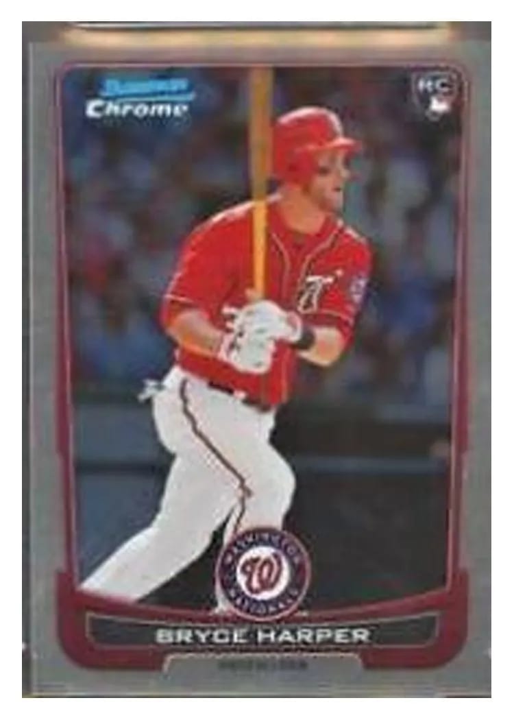 2012 Bowman Chrome Draft Bryce Harper #10 card