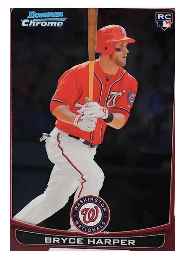 2012 Bowman Chrome Draft Bryce Harper #10 card