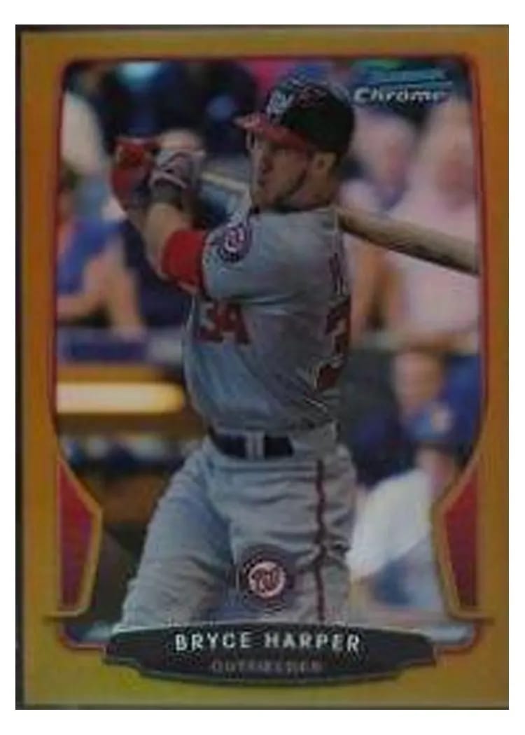 2013 Bowman Chrome Bryce Harper #1 card