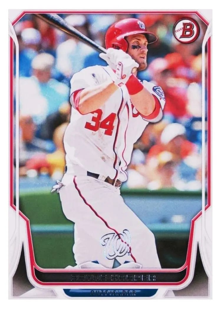 2014 Bowman Bryce Harper #200 card