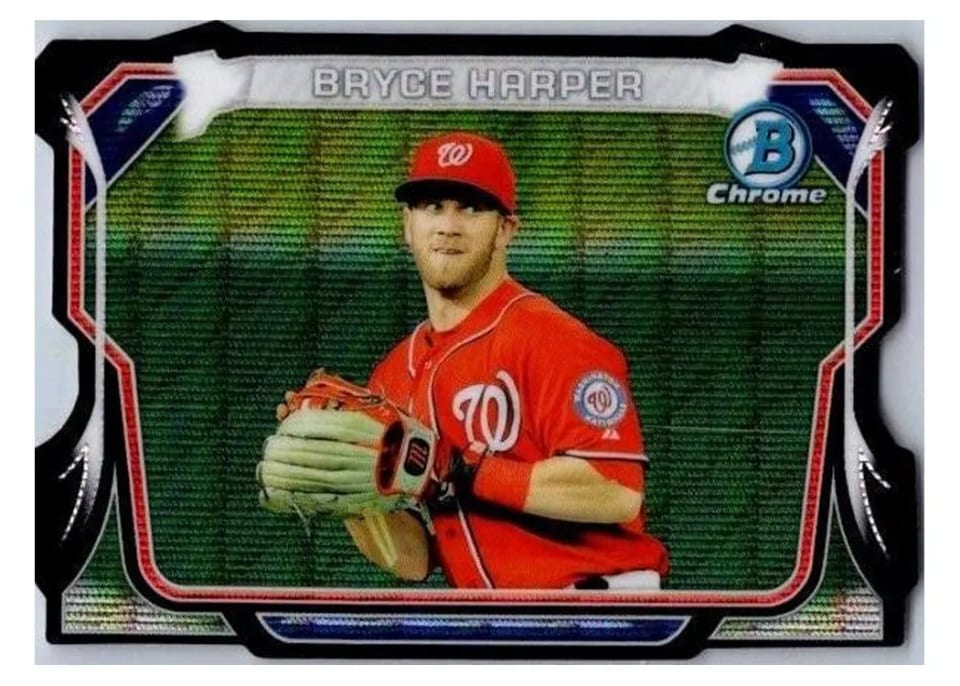 2014 Bowman Chrome Mini Chrome Bryce Harper card