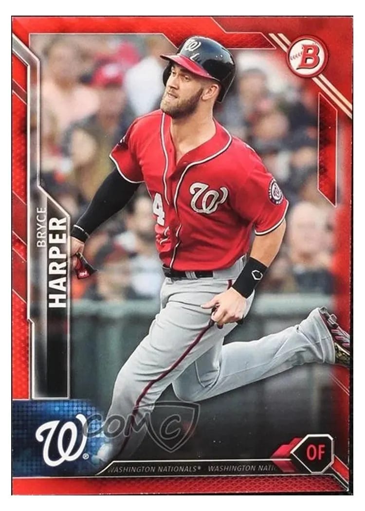 2016 Bowman Bryce Harper #100 card