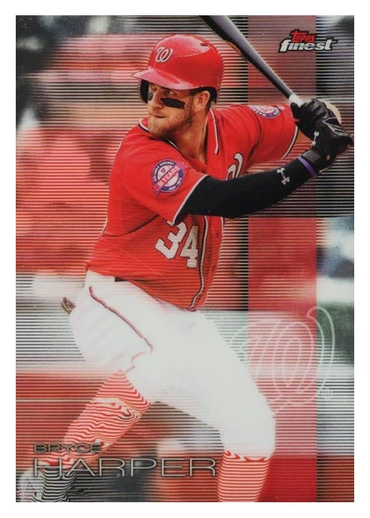 2016 Finest Base Set Bryce Harper #100 card