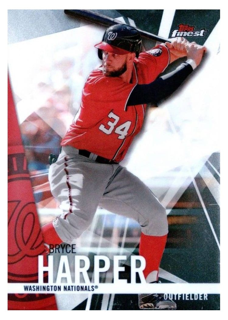 2017 Finest Base Set Bryce Harper #79 card
