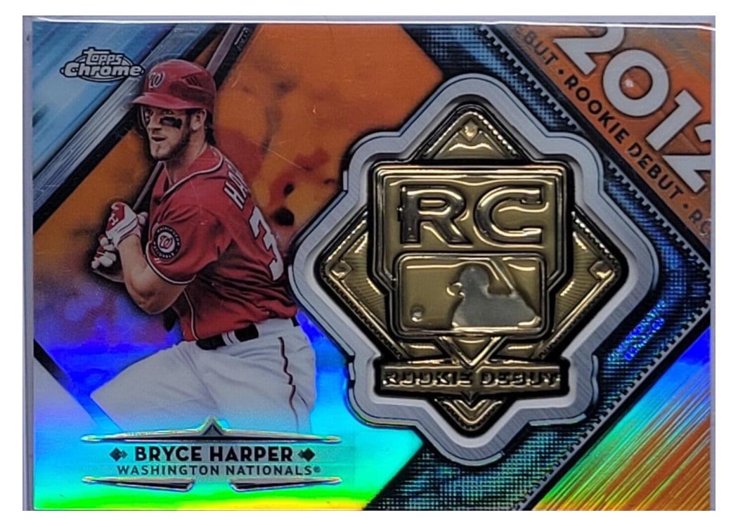 2018 Topps Chrome Base Set Bryce Harper #139 card