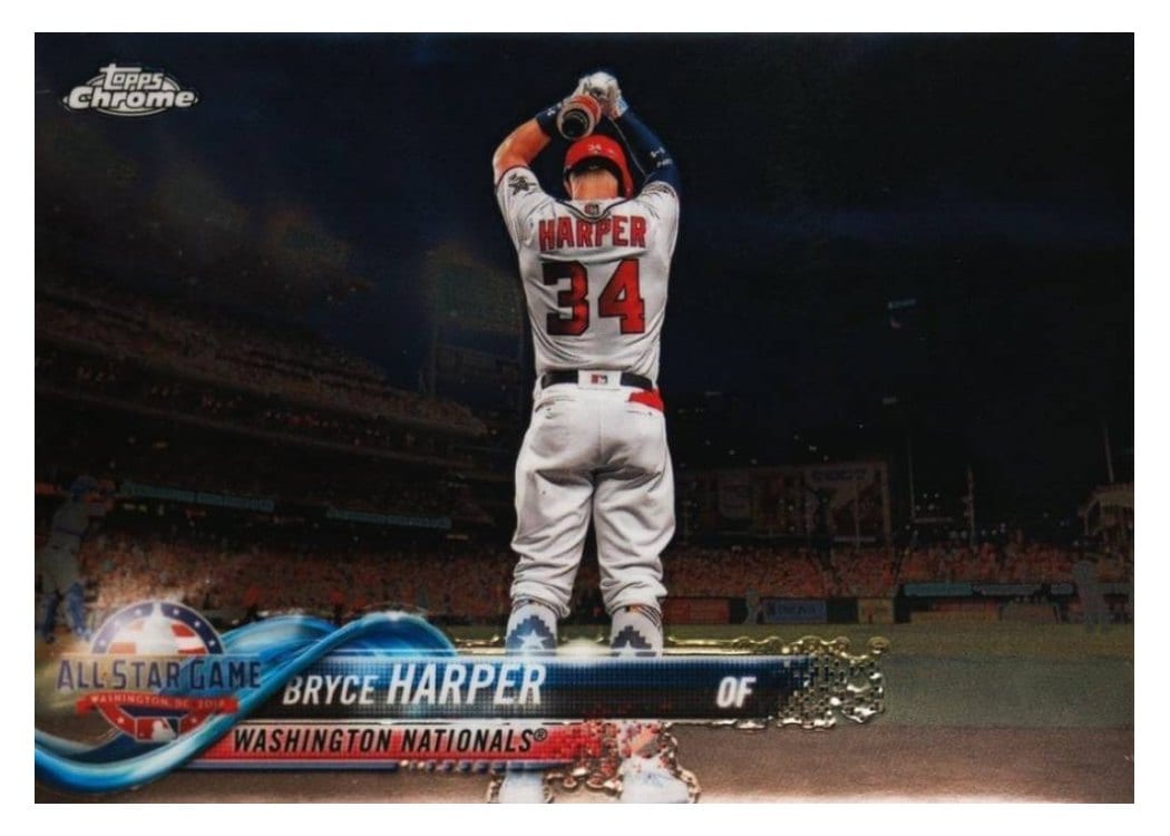 2018 Topps Chrome Update Base Set Bryce Harper #HMT73 card