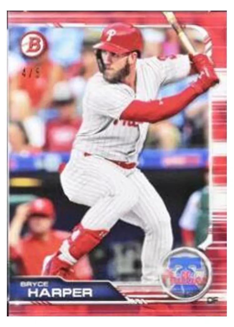 2019 Bowman Bryce Harper #3 card