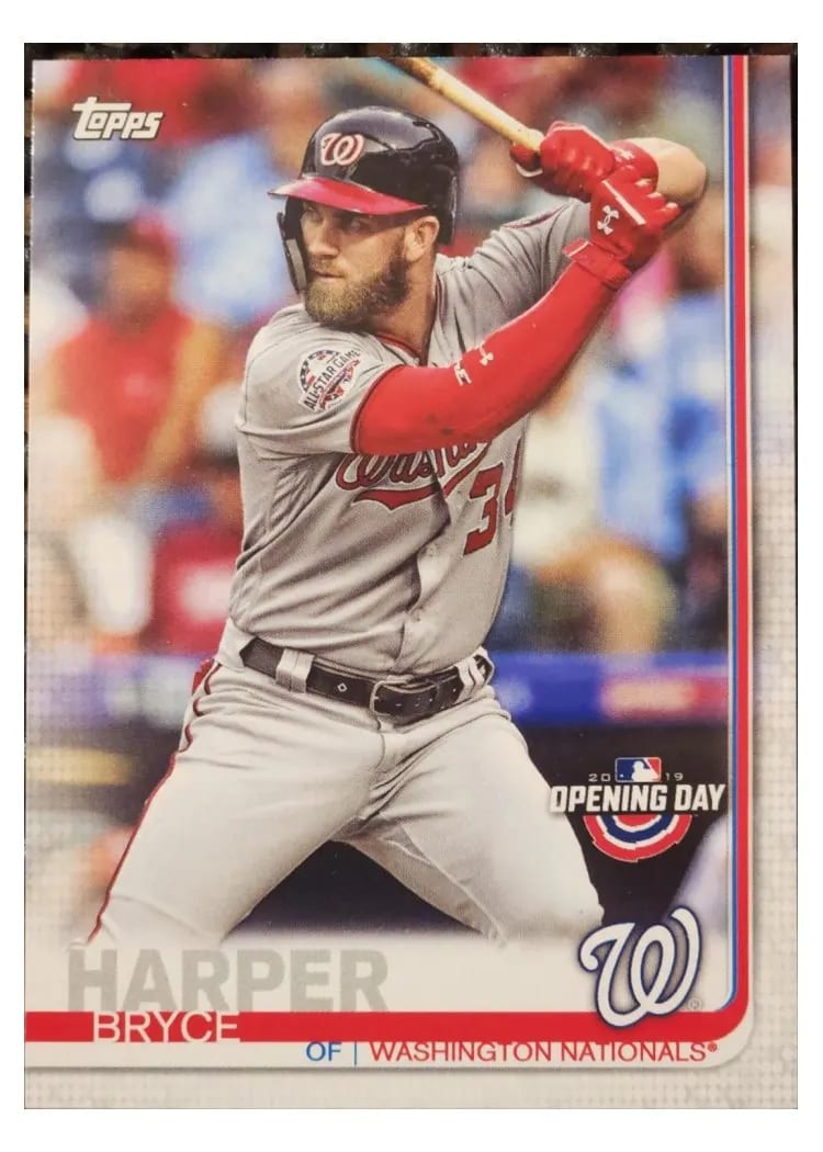 2019 Topps Opening Day Base Set Bryce Harper #22 card