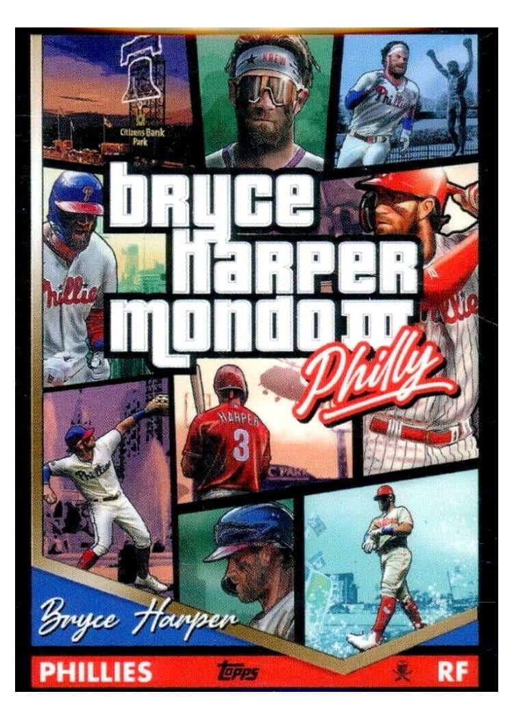 2021 Topps Project70 Base Set Bryce Harper #590 card