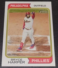 2023 Topps Heritage Bryce Harper #17 card