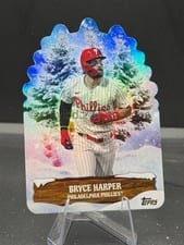 2024 Topps Holiday Evergreen Die Cuts Bryce Harper #EG-11 card