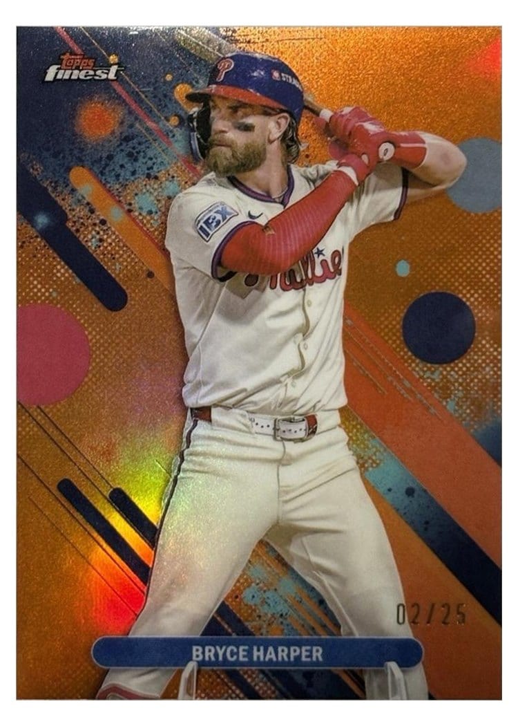 2025 Finest Base Set Bryce Harper #73 card