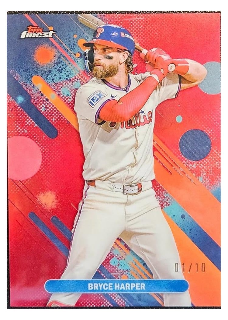 2025 Finest Base Set Bryce Harper #73 card