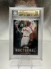 2025 Topps Chrome Black Nocturnal Bryce Harper #NOC-5 card