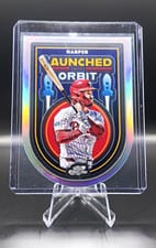 2025 Topps Cosmic Chrome Launched into Orbit Bryce Harper #LIO-10 card