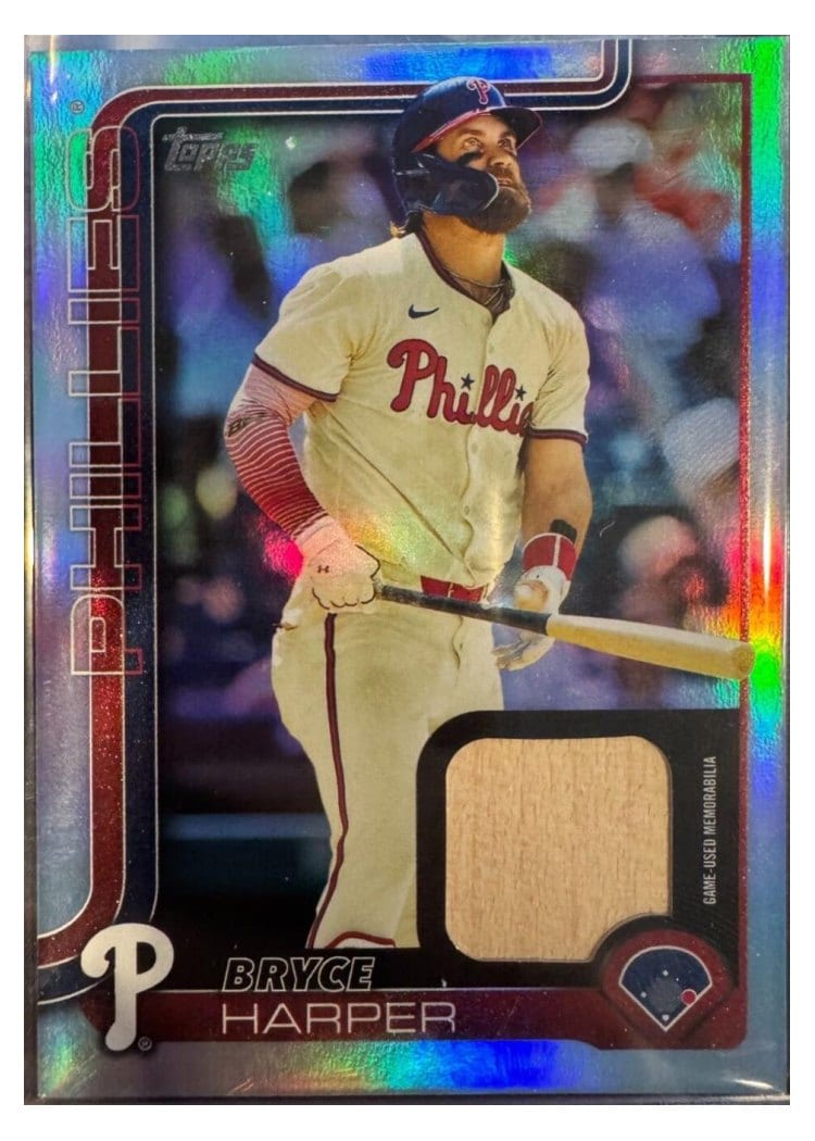 2025 Topps Real One Relics Bryce Harper #250 card