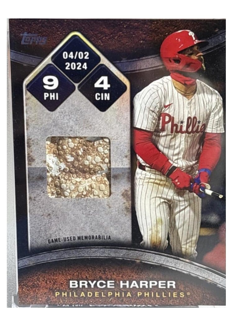 2025 Topps Rounding the Bases Relics Bryce Harper #RTB-BHAR card