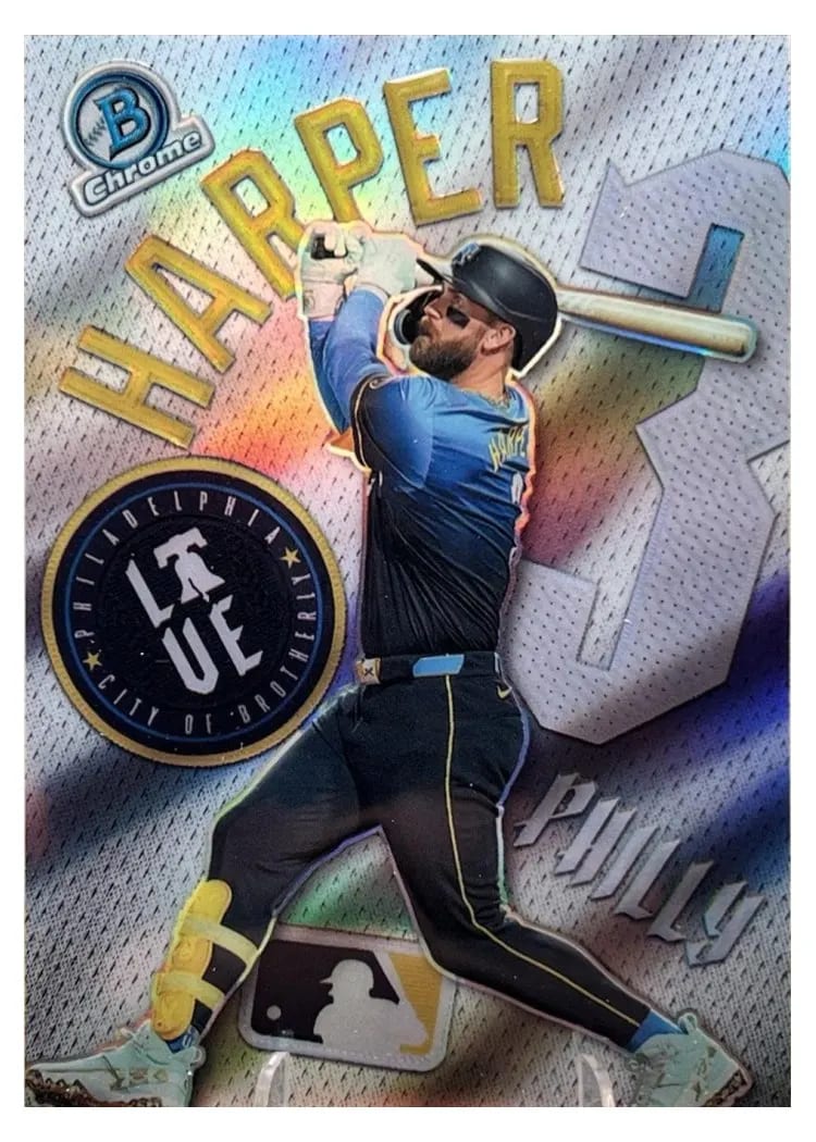 2026 Bowman Patchwork Bryce Harper #P-18 card