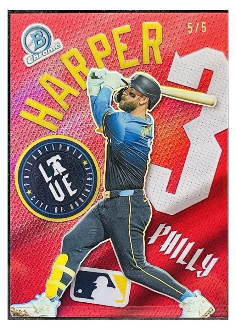 2026 Bowman Patchwork Bryce Harper #P-18 card