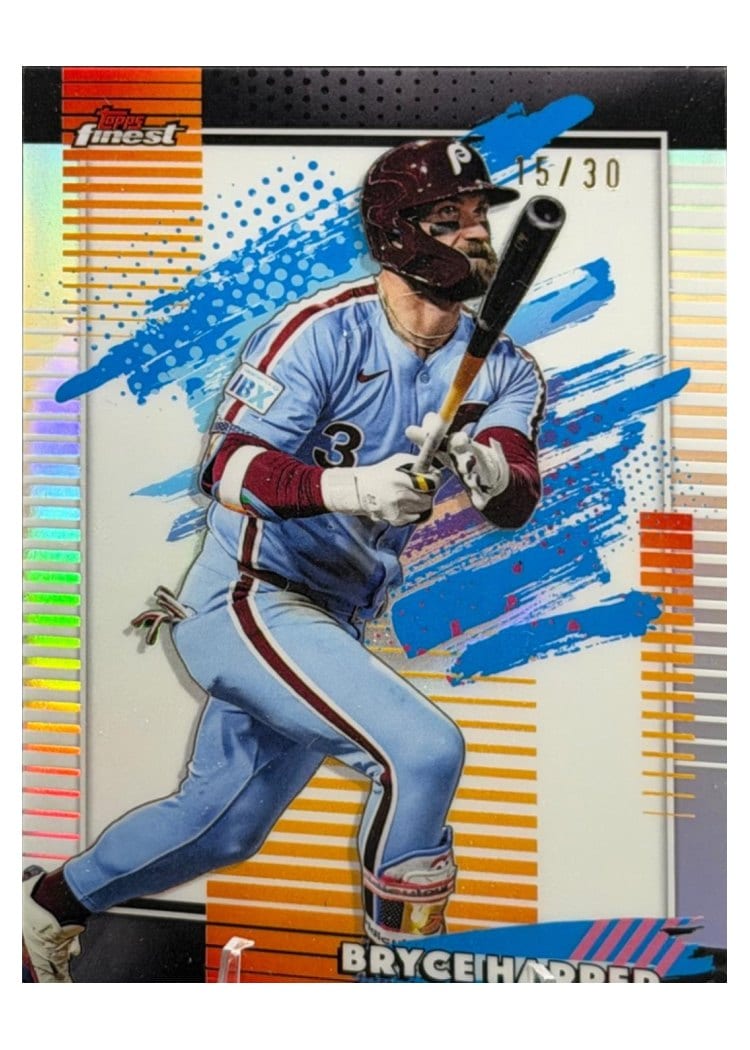 2026 Topps Finest Bryce Harper White Refractor #102 card