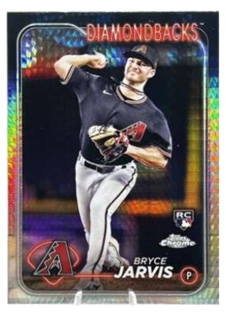 2024 Topps Chrome Bryce Jarvis #75 card