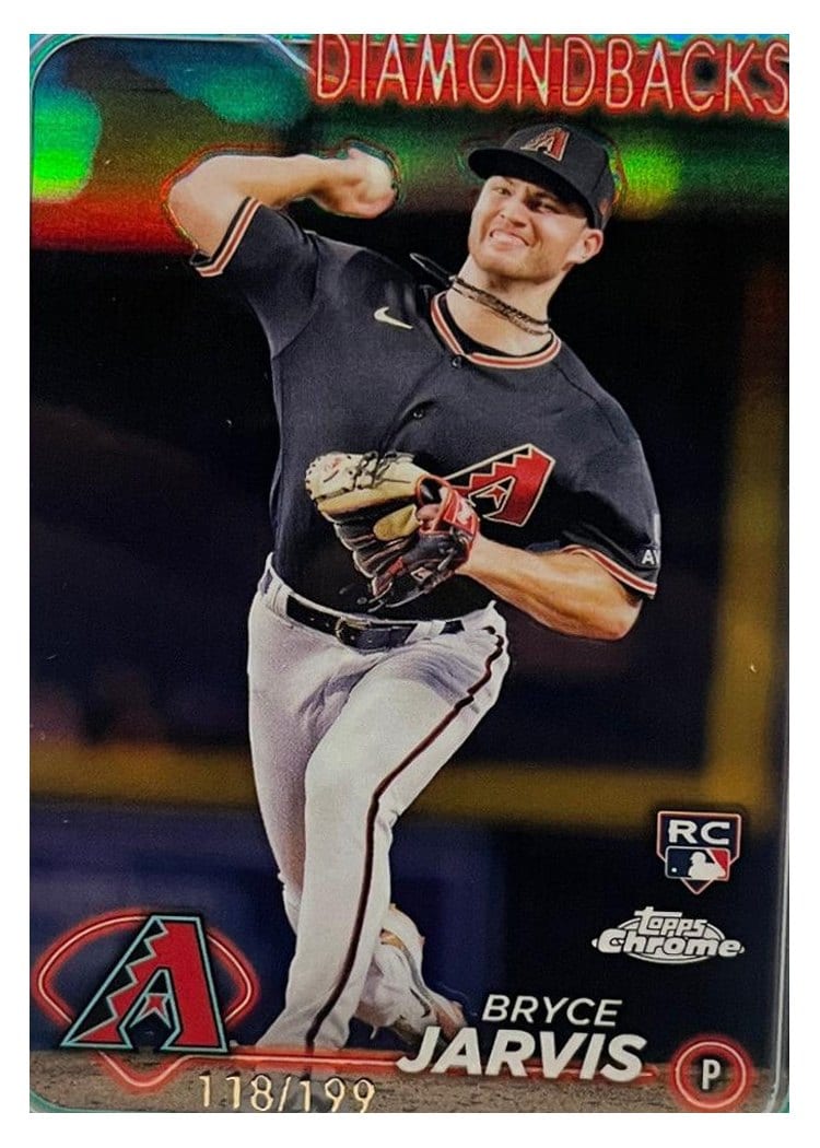 2024 Topps Chrome Bryce Jarvis #75 card