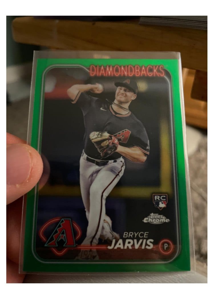 2024 Topps Chrome Bryce Jarvis #75 card