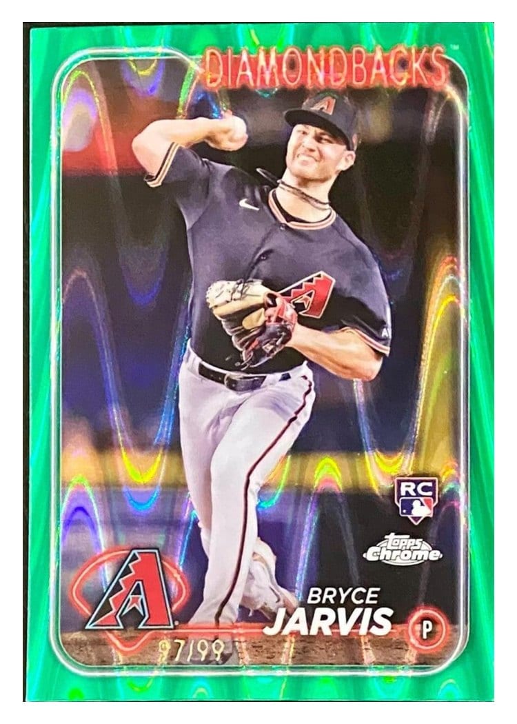 2024 Topps Chrome Bryce Jarvis #75 card