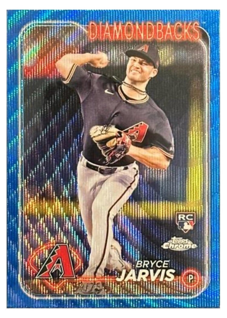 2024 Topps Chrome Bryce Jarvis #75 card