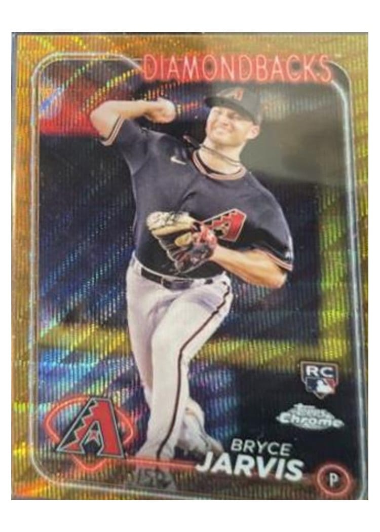 2024 Topps Chrome Bryce Jarvis #75 card