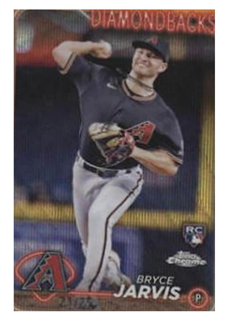 2024 Topps Chrome Bryce Jarvis #75 card