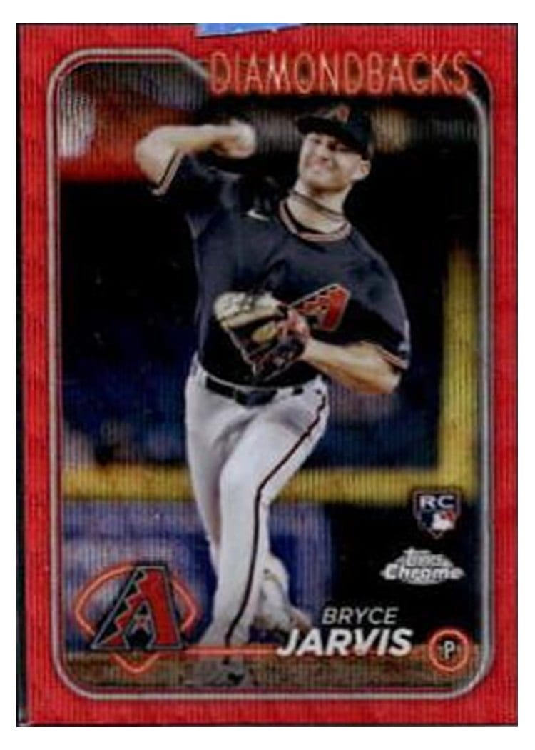 2024 Topps Chrome Bryce Jarvis #75 card