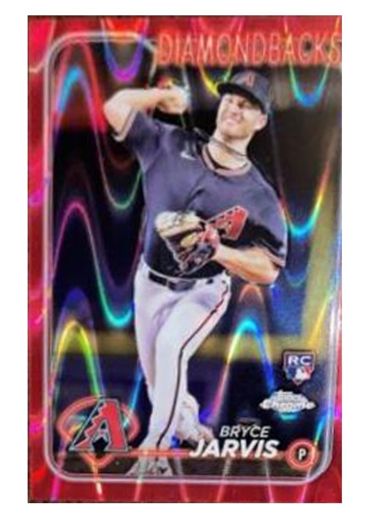 2024 Topps Chrome Bryce Jarvis #75 card