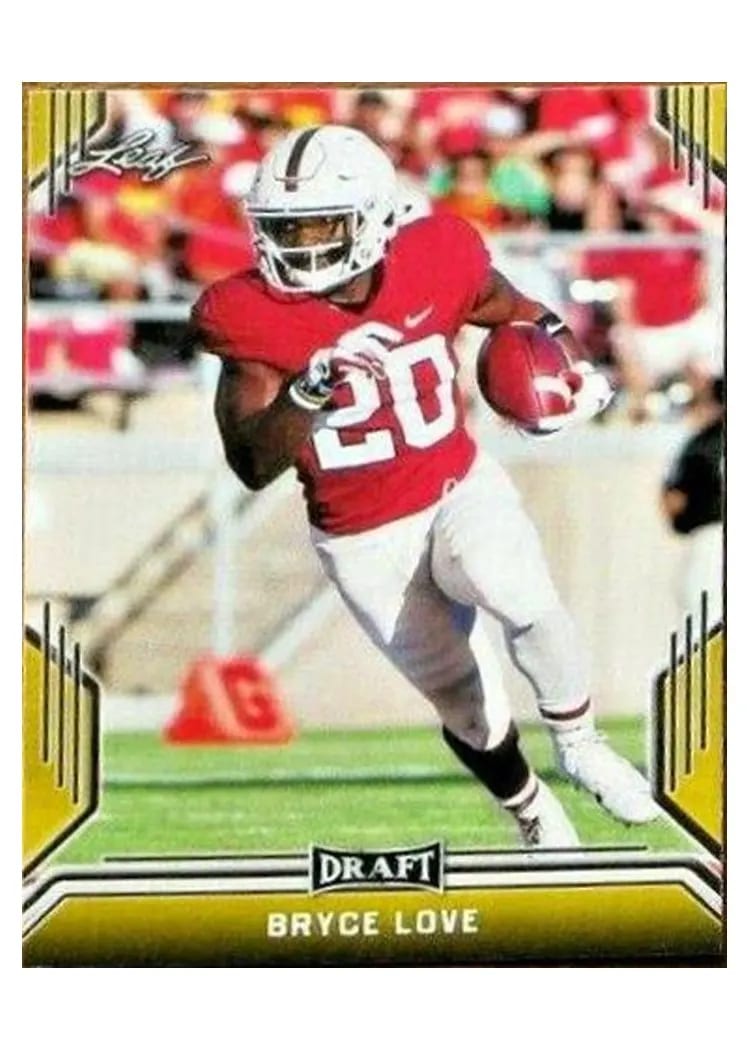 2019 Leaf Draft Bryce Love #7 card