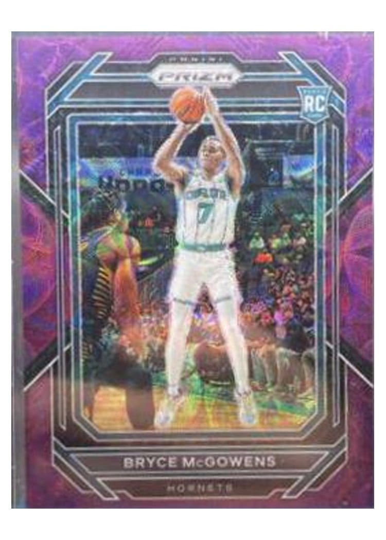 2022-23 Panini Prizm Base Set Bryce McGowens Choice Purple Prizm #222 card