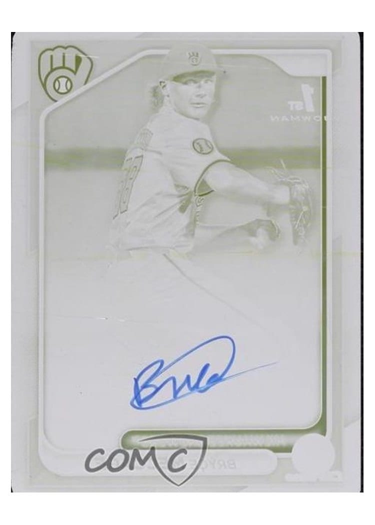 2024 Bowman Draft Chrome Prospect Autographs Bryce Meccage #CPA-BME card