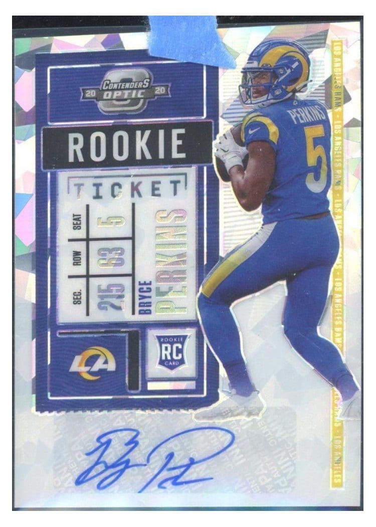 2020 Panini Contenders Optic Base Set Bryce Perkins #201 card