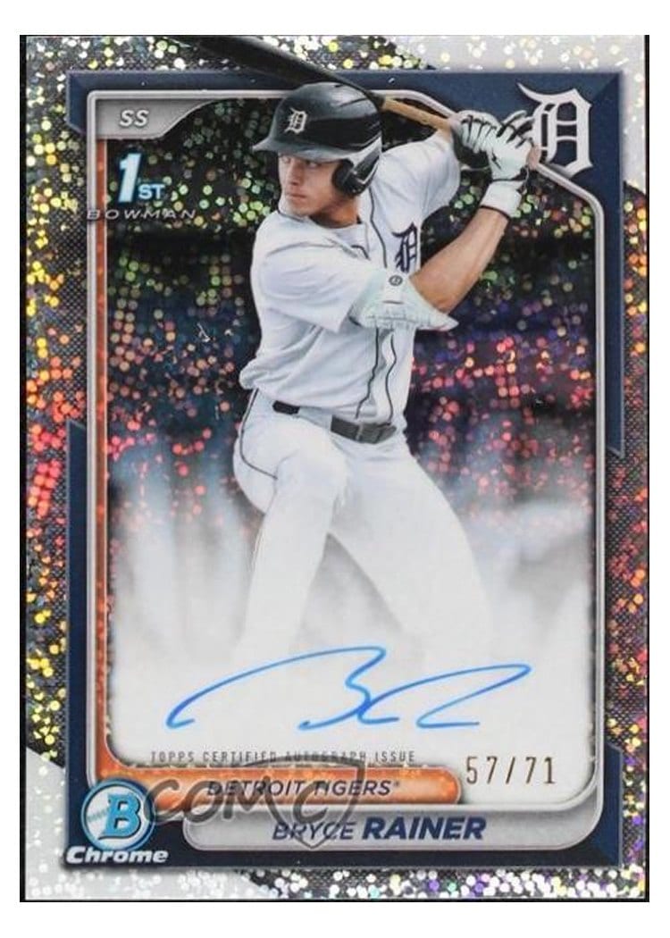 2024 Bowman Draft Chrome Prospect Autographs Bryce Rainer #CPA-BR card