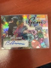 2025 Leaf Metal 1st Round Gems Bryce Rainer #RG-BR1 card